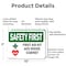 Signmission First Aid Kit AED Inside Cabinet With Symbol, 10 in W x Rectangle, Aluminum OS-2PACK-SF-A-710-L-10622 - alternate 5
